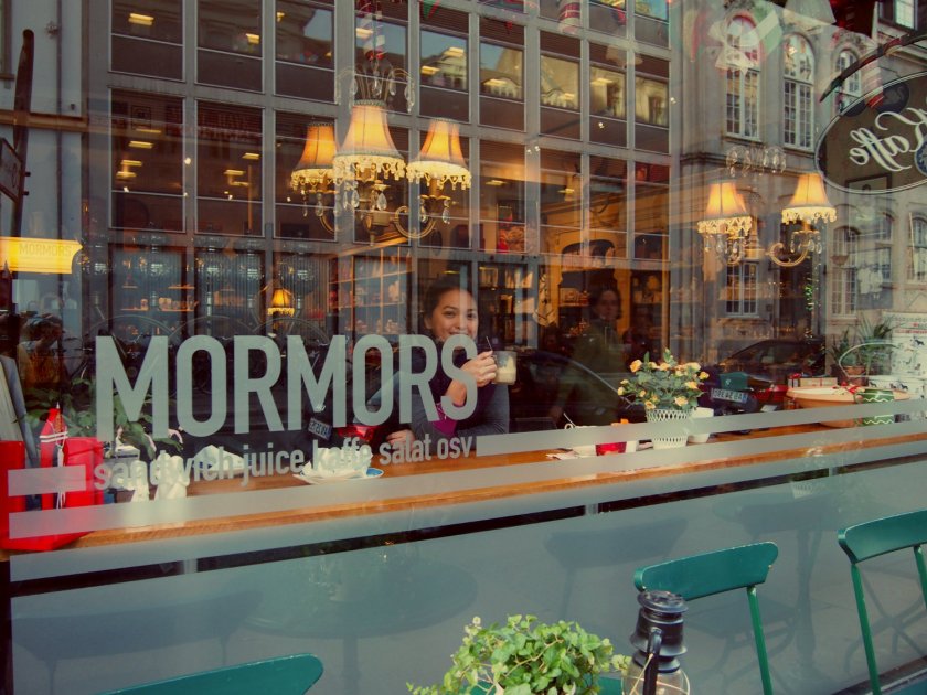 Drinking coffee in Copenhagen
